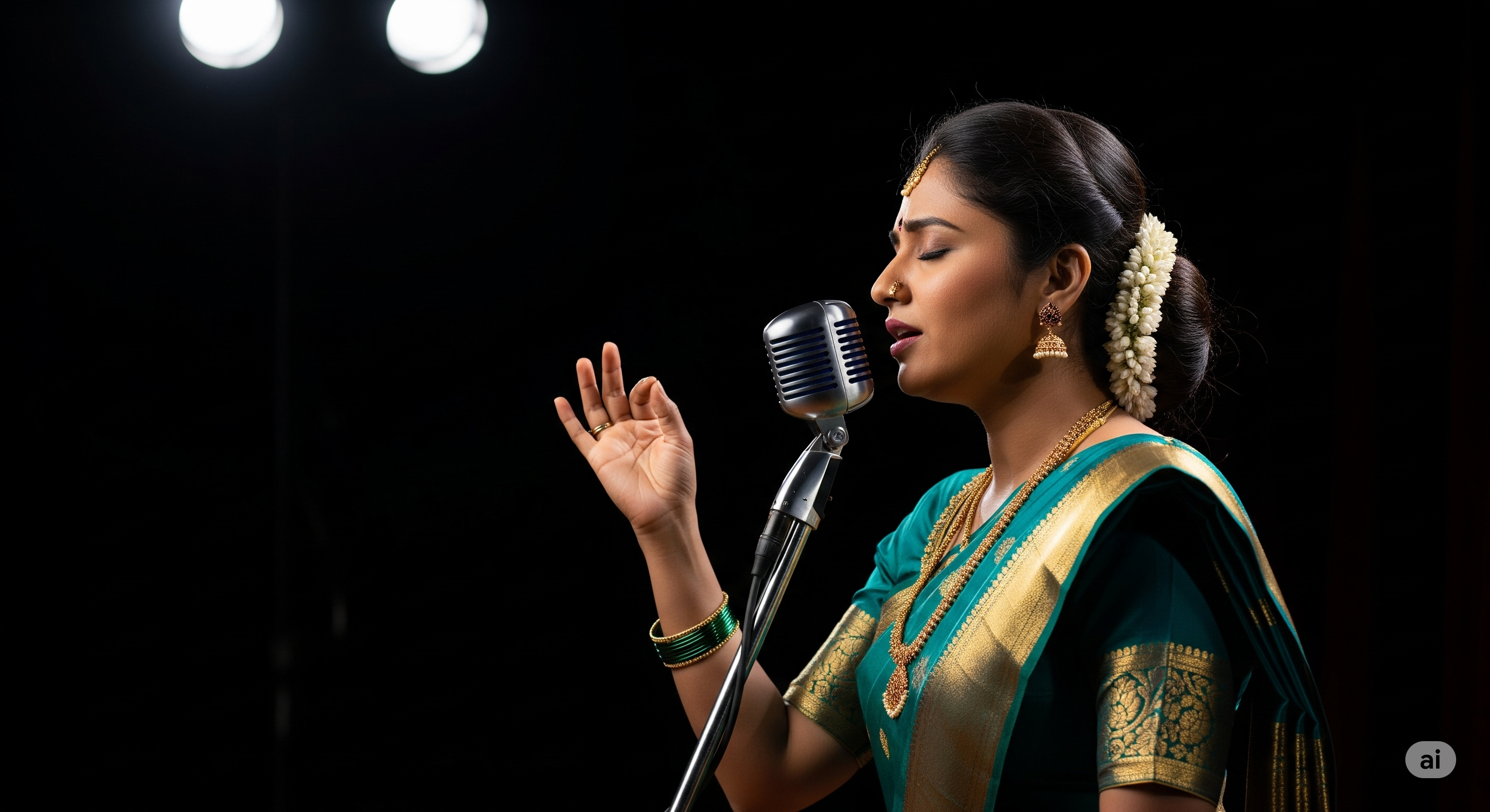 Bollywood singing student performing at Chordscraft Institute of Music